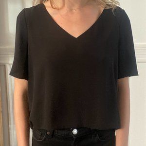 Babaton Black V-Neck